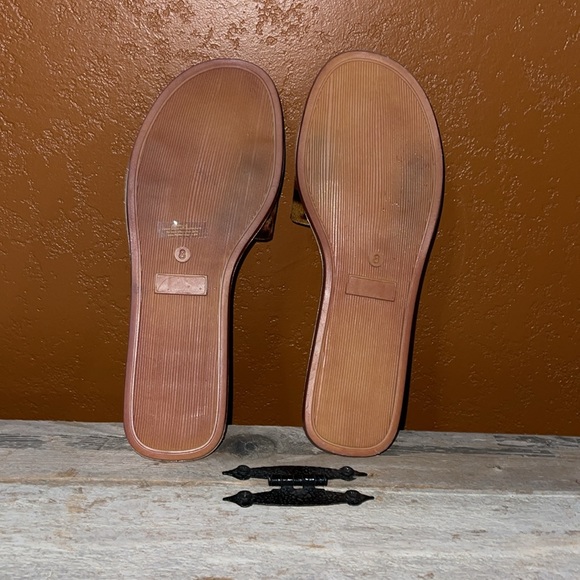 NWOT Women’s size 8 leopard print slide sandal - Picture 3 of 6